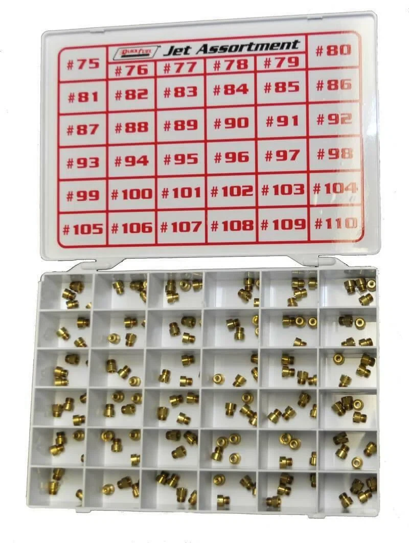 Gas Jet Assortment Kit #75 thru #110 (4 ea.) - 36-436QFT